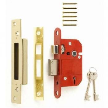 Era 3621 Secure Mortice Sashlock: 5-Lever, 64mm, 2.5 – High Security, Brass Finish