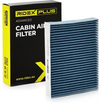 Filtro abitacolo antipolline RIDEX PLUS per RENAULT e NISSAN 424I0408P