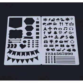 DIY Journal Stencils for Notebooks