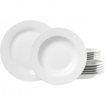 Bianco Geschirr-Serie, 12-teiliges Tafelservice