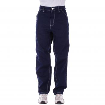 Carhartt WIP Blue One‑Wash Straight‑Fit Jeans – Male, L32