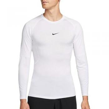 Nike Pro Dri-Fit Langarm-T-Shirt für Herren Weiß