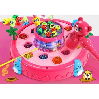 Plato de pesca eléctrico para niños y niñas