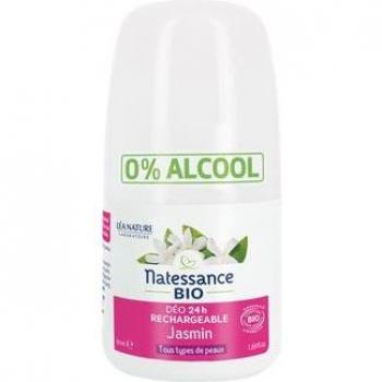 Natessance Déodorant Bio Rechargeable Jasmin 50ml