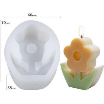Tulip Candle Silicone Mold for Crafts