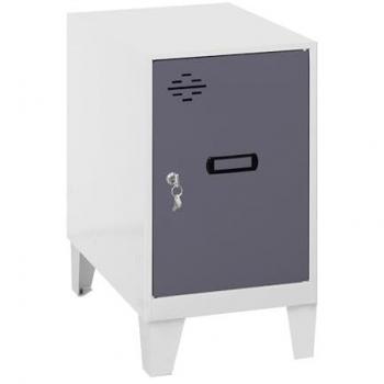 Mini Casillero Simonlocker 475x400x500 + Pies Blanco/Antiguo