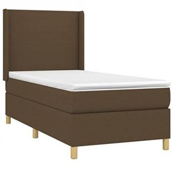 VidaXL Lova LuxRed 80x200cm Mattress Set: Spring, Pillow, LED Light, Fabric