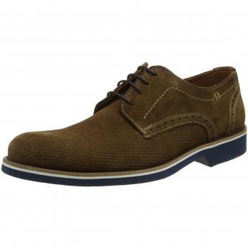 LLOYD Herren Flint Lederschuhe in Braun (Cigar), Größe 41 EU