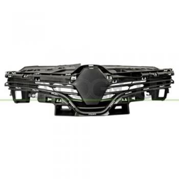 Grille de calandre premium noire compatible Renault Clio IV Phase 2 (2016‑2019) – pare-chocs avant