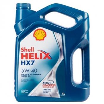 Olio Motore Sintetico Shell Helix HX7 5W-40 4L