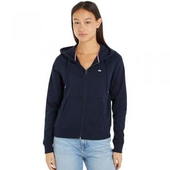 Tommy Jeans Sweatshirt Flag DW0DW19729 Dunkelblau Regular Fit XS Damen