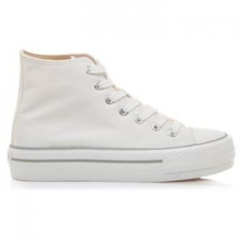 Sneakers MTNG Mustangs Mujer 60172 I222 Bigger-X Canvas Blanco
