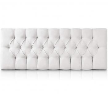 Cabecero Morfeo Tapizado en Blanco, 115×60 cm – Ideal para Cama 105