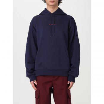 Marni Felpa Uomo Blu Elegante Taglia 48