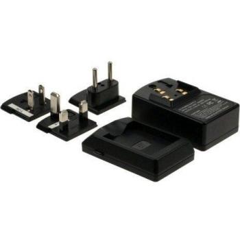 Multi‑Voltage 2‑Power Camera Battery Charger