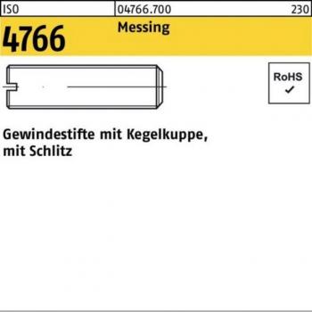 Nobrand Gewindebolzen M8x20 mit Schlitz und Kegelkuppe