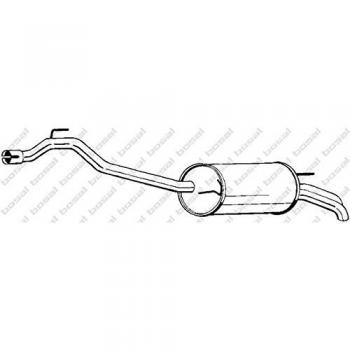 Endschalldämpfer Bosal für VW 7D0253609