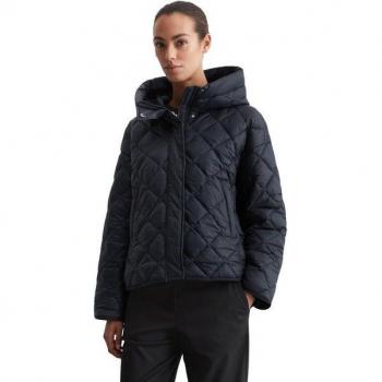 Marc O'Polo Puffer‑Cape in Blau – Regular Cut – Damen – Gr. 38 – Recyceltes Nylon Performance‑Material