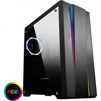 NebulaCore 360° RGB Mid‑Tower PC Case
