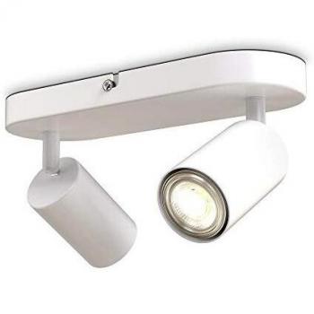 Led Spotleuchte schwenkbar Retro weiß GU10 Deckenlampe Flur Schlafzimmer