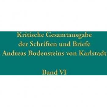 Kritische Gesamtausgabe der Schriften und Briefe Andreas Bodensteins von Karlstadt: Band VI:Briefe und Schriften 1523 (Quellen und Forschungen zur Reformationsgeschichte, Band 102)