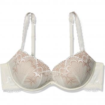 Sujetador Wonderbra Full Effect Glamour Raffiné, con Push-Up para Mujer, Blanco (Multico Ivory), 100