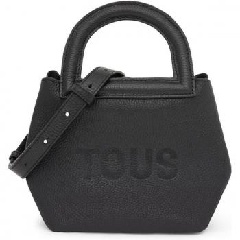 TOUS Black Leather Shoulder Bag
