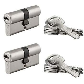 Cylindres double entrée Trafic 6 (2 pièces) – 30×30 mm – 8 clés identiques – anti‑arrachement