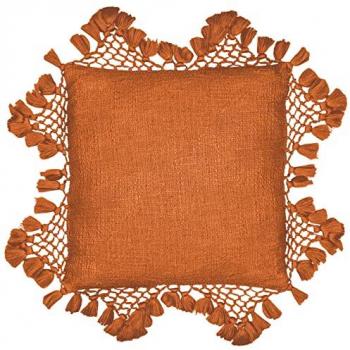 Macrame Tassel Filled Cushion