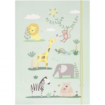 Sammelmappe Happy Safari, Hotfoil, DIN A3