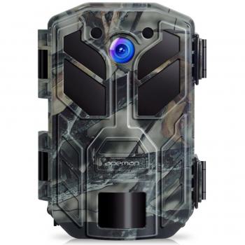 APEMAN Nature Surveillance Trail Cam 20MP 1080P with Infrared Night Vision and Waterproof Design