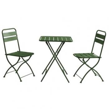 Table et chaises pliables pour terrasse MIRMANDE – Kaki