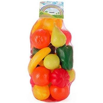 Juego de frutas y verduras 21 pzas
