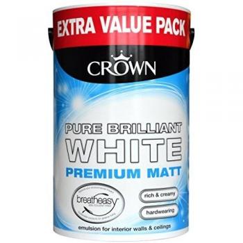 Crown Eggshell Emulsion 6L Pure Bright White