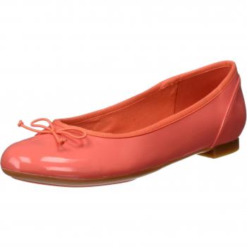 Mocassini Donna, Clarks Couture Bloom, Arancione (Coral Patent)
