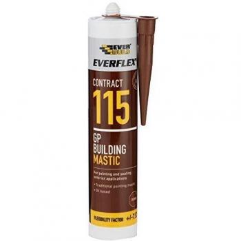 Everbuild General Purpose Building Mastic Brown 310ml
