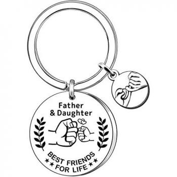 Dad Birthday Keychain – Daughter Presents