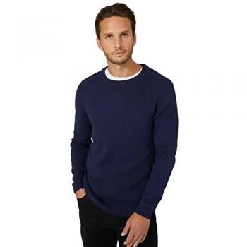 Maine Men's Premium Pure Cotton Crew Neck Sweater