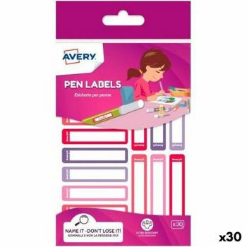 Avery Violett Självhäftande Etikett i Polyeten 50 × 10 mm