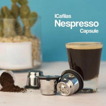 Capsula di caffè riutilizzabile in acciaio inox per Nespresso