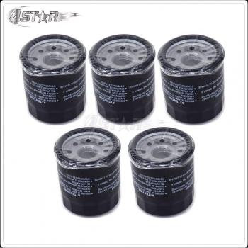 5 filtros de aceite para Aprilia RSV4 1000, Arctic Cat ATV 400, 454, 500, Bimota 750, 1000 SB8K, Cagiva 650 KLV1000 y Kymco 375, 400, 450 MXU