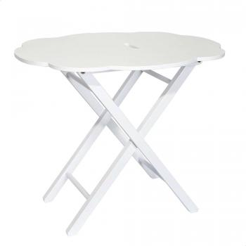 Table Pliante pour Enfant Wellhome Nuble 62,5x48x51,5 cm Blanche