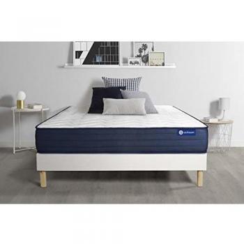 Ensemble Matelas ACTILATEX Life 90x200 Latex et Mémoire de Forme 5zones de Confort