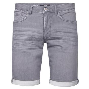 Petrol Industries Jeansshorts Herren 3XL Grau Slim Fit Kniefrei