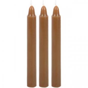 Velas Místicas de Aterramento (Paquete de 12) Tono Chocolate