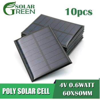 Batterie-Ladetechnik DIY – 4 V/0,6 W Solar‑Modul