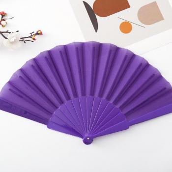 Éventail pliant multicolore pour danse et spectacles