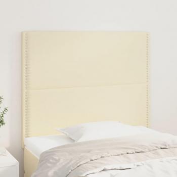 VidaXL 2er Set Kopfteile Creme 80x5x78/88 cm