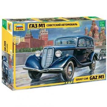 Zvezda 500783634–1 : 35 GAZ M1 SOVIÉTIQUE DU PERSONNEL DE VOITURE
