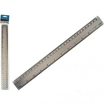 Règle fine 30 cm en aluminium, alliant légèreté et solidité